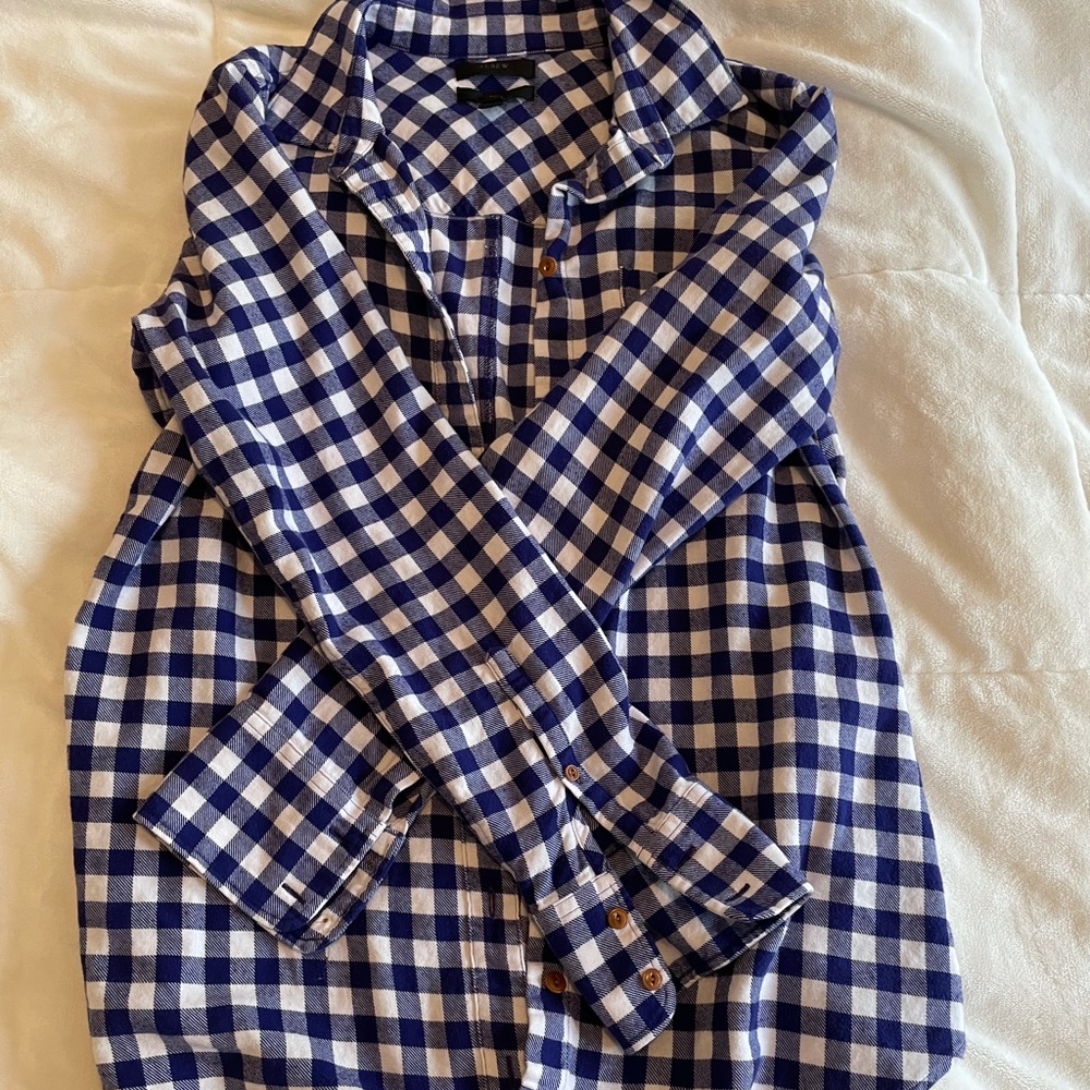 J Crew plaid shirt